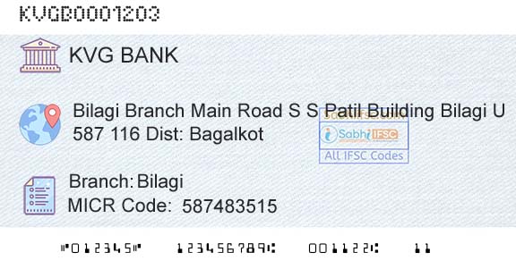 Karnataka Vikas Grameena Bank BilagiBranch 