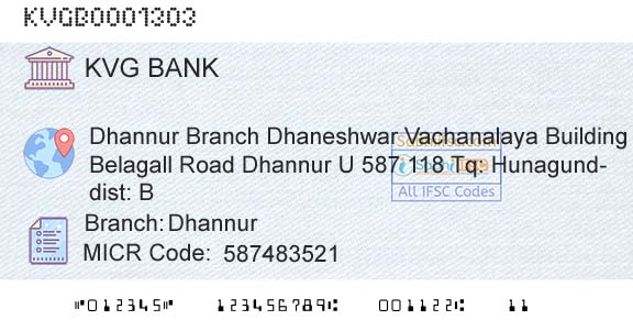 Karnataka Vikas Grameena Bank DhannurBranch 