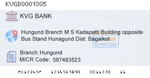 Karnataka Vikas Grameena Bank HungundBranch 