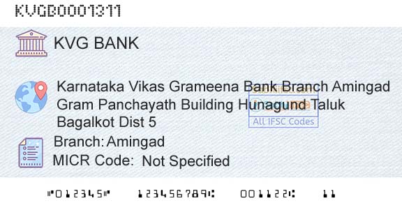 Karnataka Vikas Grameena Bank AmingadBranch 