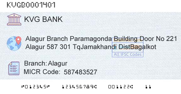 Karnataka Vikas Grameena Bank AlagurBranch 