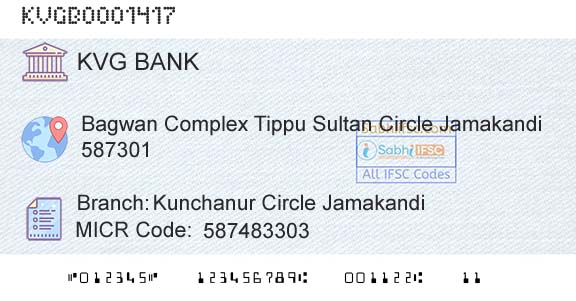 Karnataka Vikas Grameena Bank Kunchanur Circle JamakandiBranch 