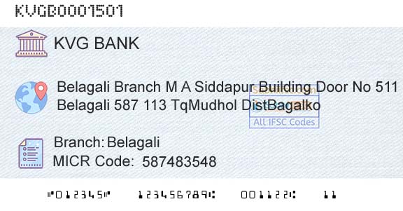 Karnataka Vikas Grameena Bank BelagaliBranch 