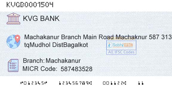 Karnataka Vikas Grameena Bank MachakanurBranch 