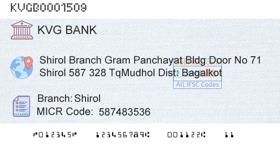 Karnataka Vikas Grameena Bank ShirolBranch 