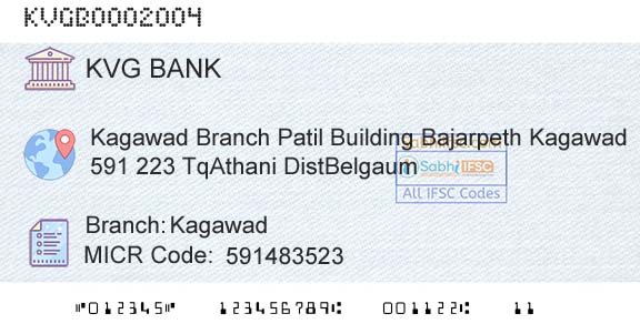 Karnataka Vikas Grameena Bank KagawadBranch 