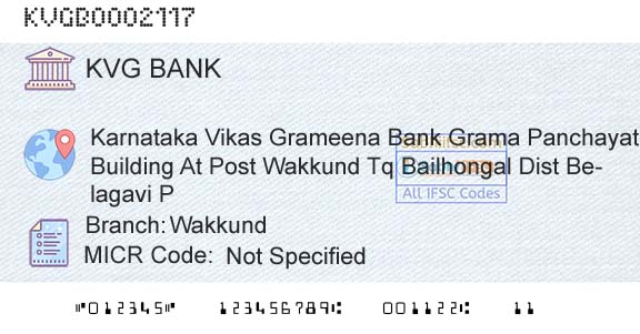 Karnataka Vikas Grameena Bank WakkundBranch 
