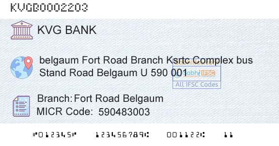 Karnataka Vikas Grameena Bank Fort Road BelgaumBranch 