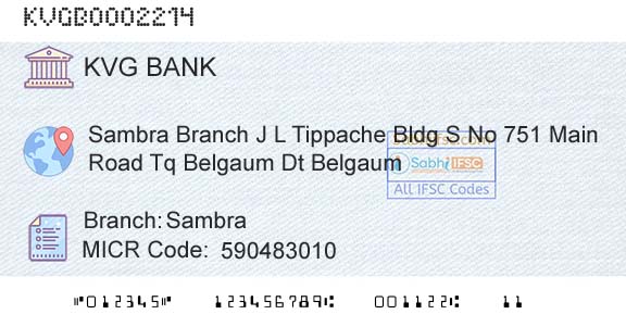 Karnataka Vikas Grameena Bank SambraBranch 