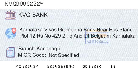 Karnataka Vikas Grameena Bank KanabargiBranch 