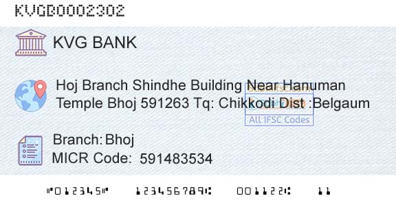 Karnataka Vikas Grameena Bank BhojBranch 