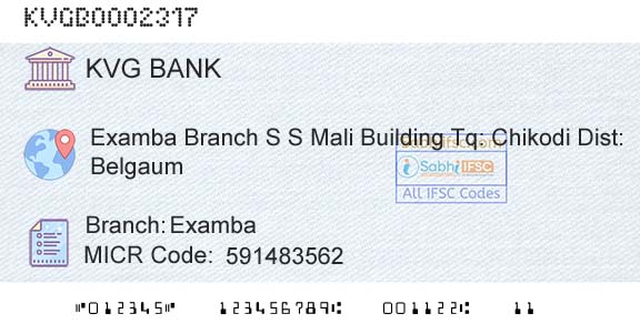 Karnataka Vikas Grameena Bank ExambaBranch 