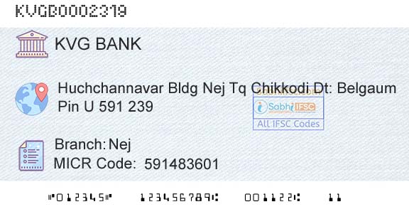 Karnataka Vikas Grameena Bank NejBranch 