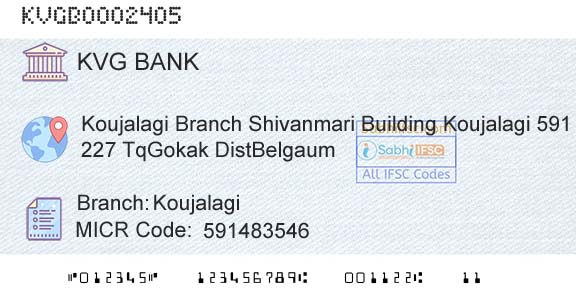 Karnataka Vikas Grameena Bank KoujalagiBranch 