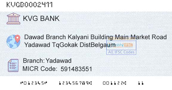 Karnataka Vikas Grameena Bank YadawadBranch 