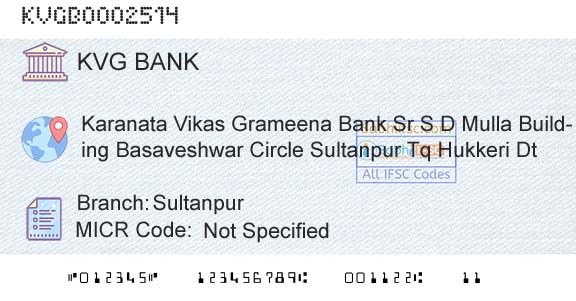 Karnataka Vikas Grameena Bank SultanpurBranch 