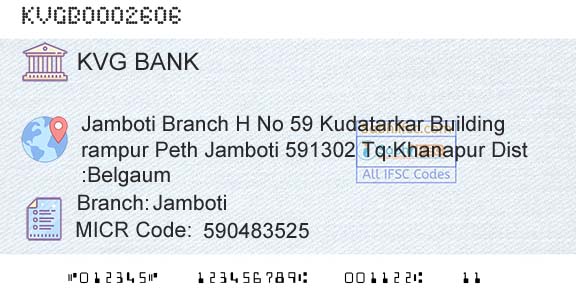 Karnataka Vikas Grameena Bank JambotiBranch 