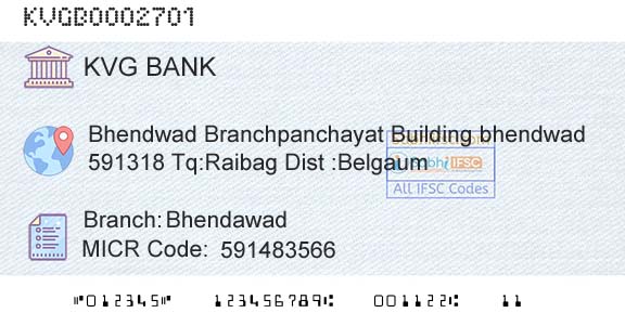 Karnataka Vikas Grameena Bank BhendawadBranch 