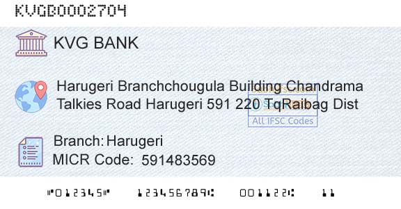Karnataka Vikas Grameena Bank HarugeriBranch 