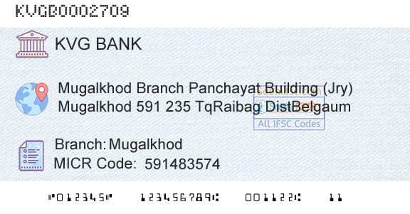 Karnataka Vikas Grameena Bank MugalkhodBranch 