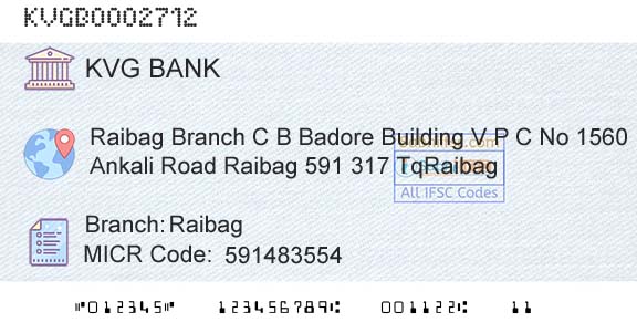 Karnataka Vikas Grameena Bank RaibagBranch 