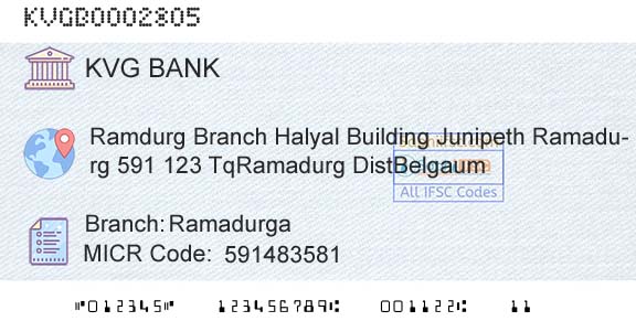 Karnataka Vikas Grameena Bank RamadurgaBranch 