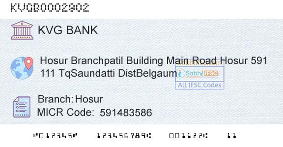 Karnataka Vikas Grameena Bank HosurBranch 