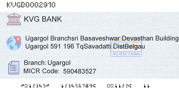 Karnataka Vikas Grameena Bank UgargolBranch 