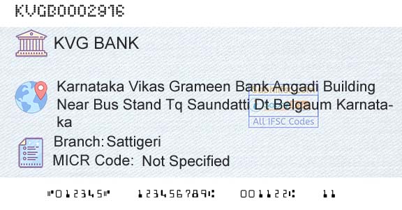 Karnataka Vikas Grameena Bank SattigeriBranch 