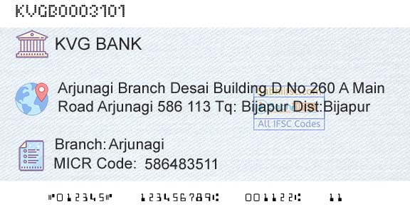 Karnataka Vikas Grameena Bank ArjunagiBranch 