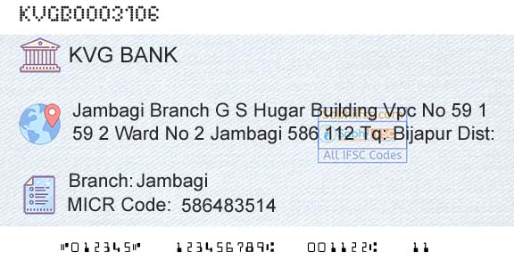 Karnataka Vikas Grameena Bank JambagiBranch 