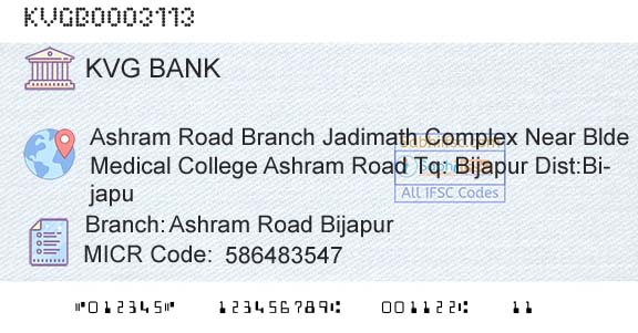 Karnataka Vikas Grameena Bank Ashram Road BijapurBranch 