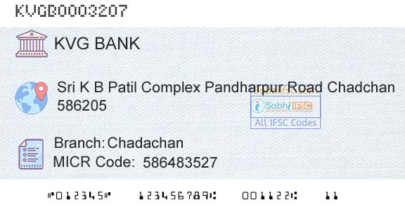 Karnataka Vikas Grameena Bank ChadachanBranch 