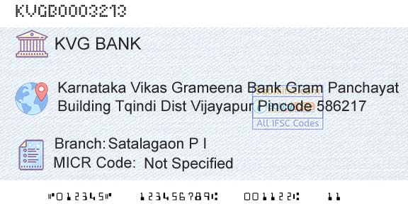 Karnataka Vikas Grameena Bank Satalagaon P IBranch 