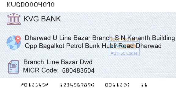Karnataka Vikas Grameena Bank Line Bazar DwdBranch 