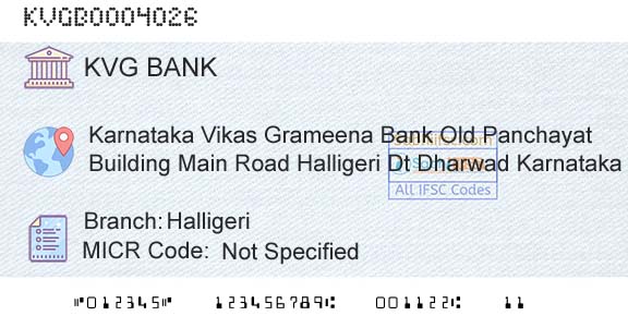 Karnataka Vikas Grameena Bank HalligeriBranch 