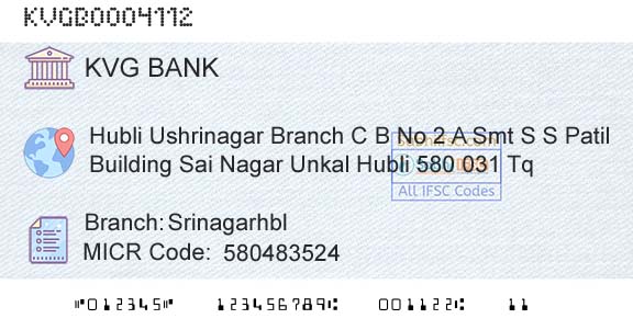 Karnataka Vikas Grameena Bank SrinagarhblBranch 