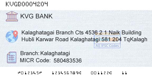 Karnataka Vikas Grameena Bank KalaghatagiBranch 