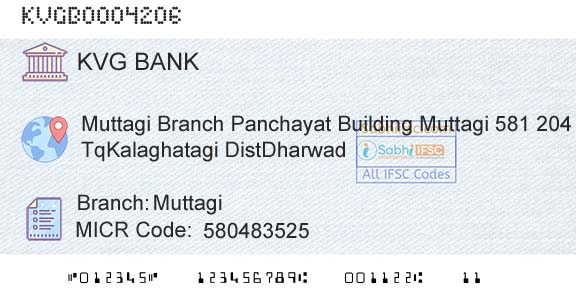 Karnataka Vikas Grameena Bank MuttagiBranch 