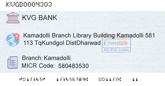 Karnataka Vikas Grameena Bank KamadolliBranch 
