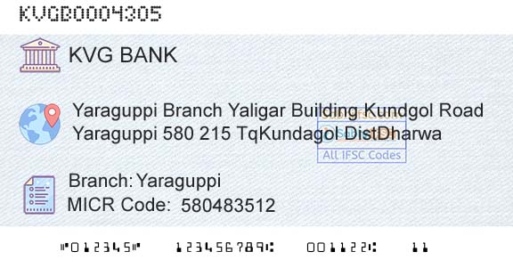 Karnataka Vikas Grameena Bank YaraguppiBranch 