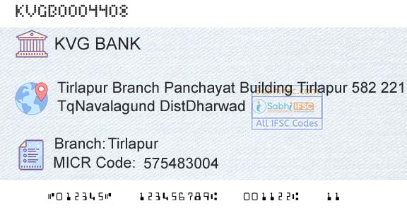 Karnataka Vikas Grameena Bank TirlapurBranch 