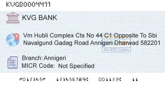 Karnataka Vikas Grameena Bank AnnigeriBranch 