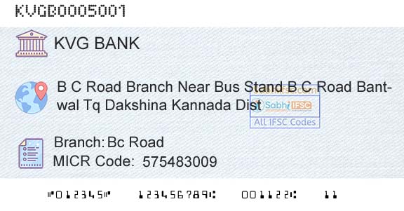 Karnataka Vikas Grameena Bank Bc RoadBranch 