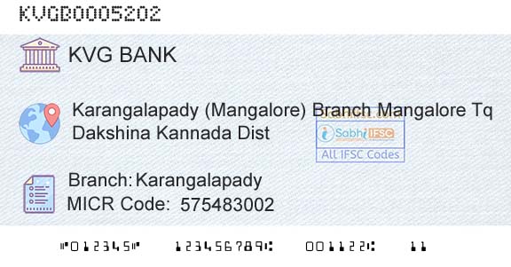 Karnataka Vikas Grameena Bank KarangalapadyBranch 
