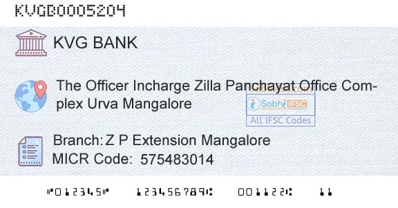 Karnataka Vikas Grameena Bank Z P Extension MangaloreBranch 