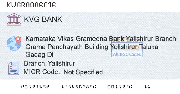 Karnataka Vikas Grameena Bank YalishirurBranch 