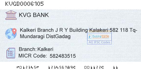 Karnataka Vikas Grameena Bank KalkeriBranch 