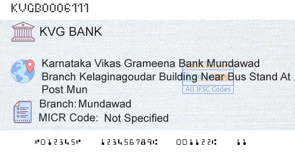 Karnataka Vikas Grameena Bank MundawadBranch 