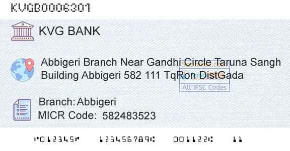 Karnataka Vikas Grameena Bank AbbigeriBranch 